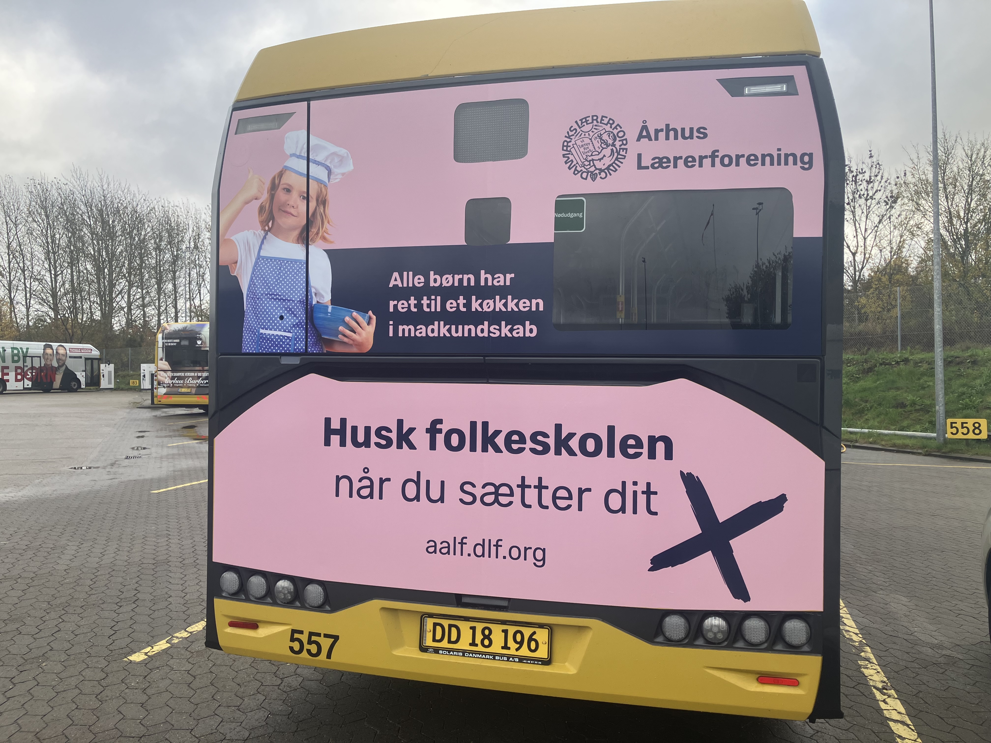 Århus Lærerforening Bus 557 Syd